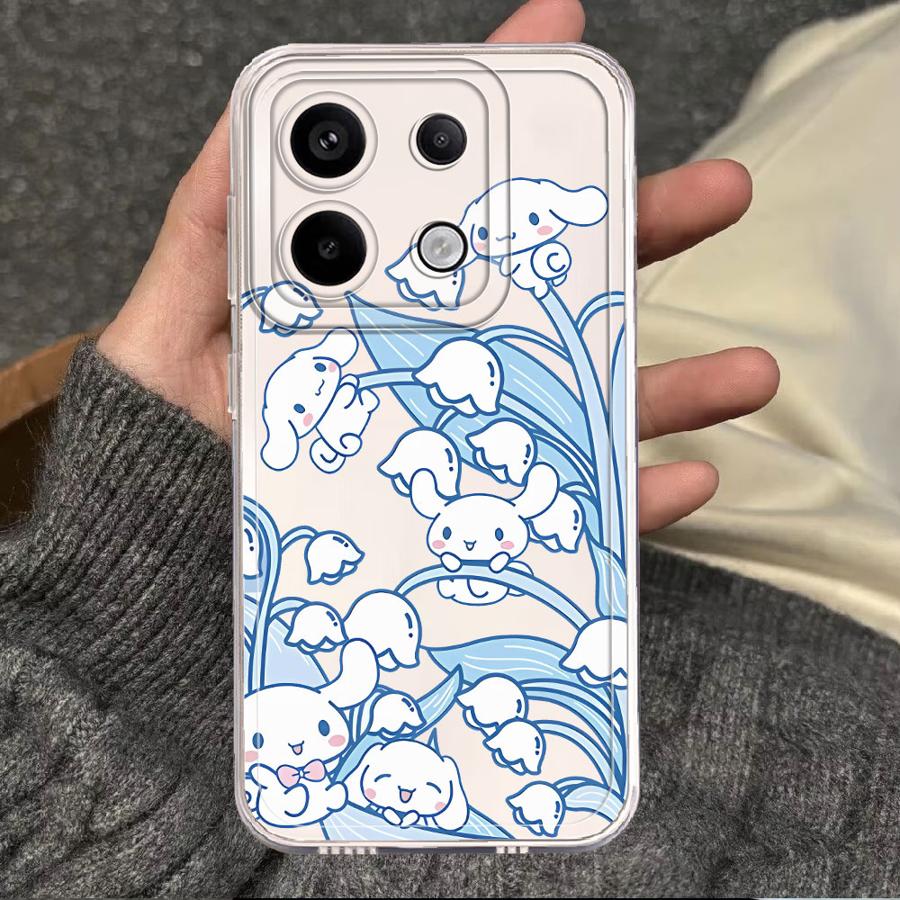 Receipt Printer Thermal - Sanrio Cinnamoroll Kuromi Clear Phone Cover