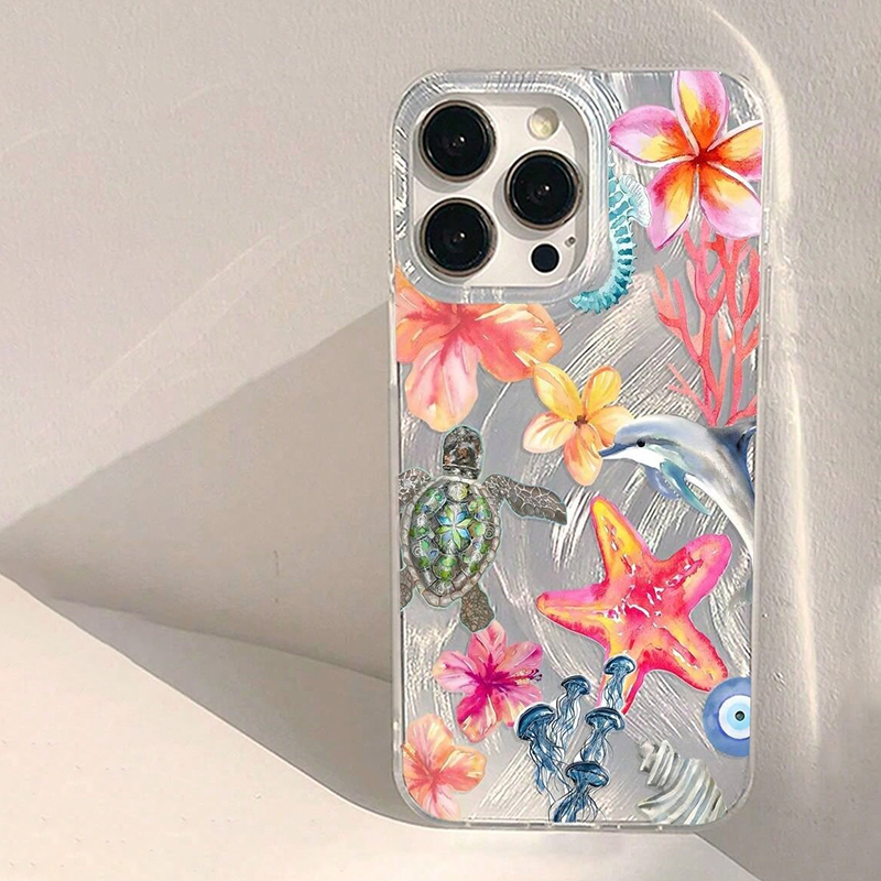 Receipt Printer Thermal - Summer Underwater Ocean Life Clear Phone