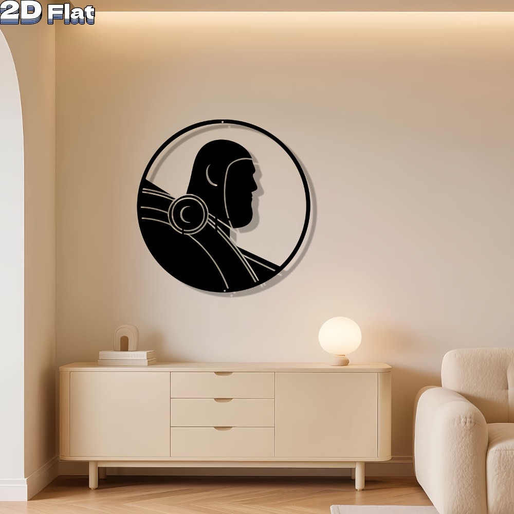 Modern Robot Aluminum Wall Art - огляд і ціна Office Tech For Home