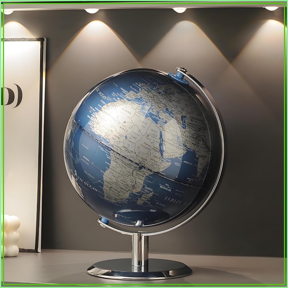 8 Inch World Globe with Stainl - огляд і ціна Office Tech For Home