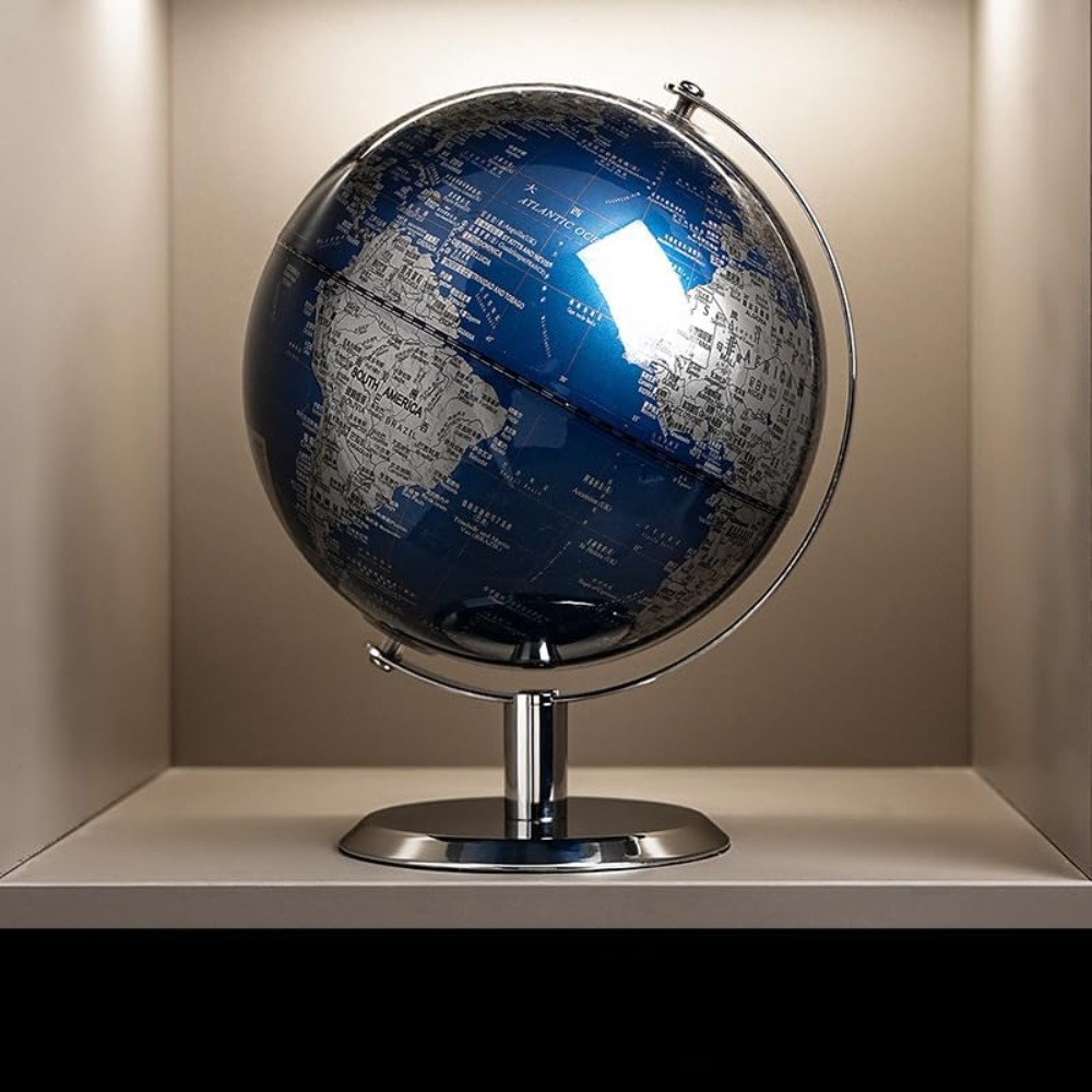 8 Inch World Globe with Stainl - огляд і ціна Office Tech For Home