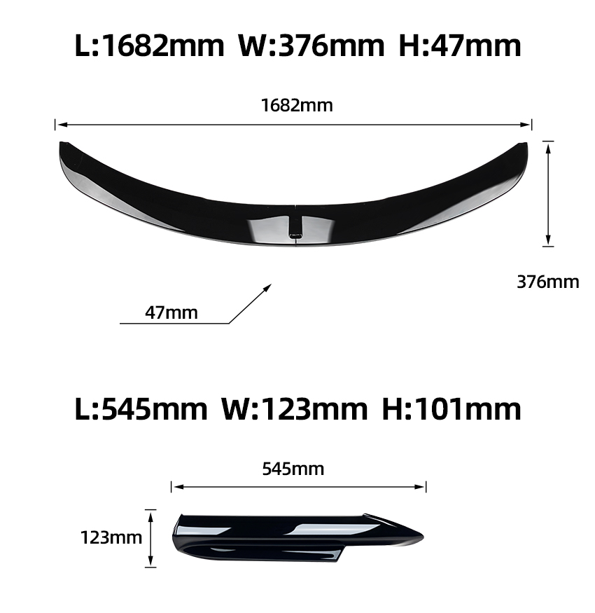 High Quality Car Bumper Lip fo - огляд і ціна Z Tech Factory